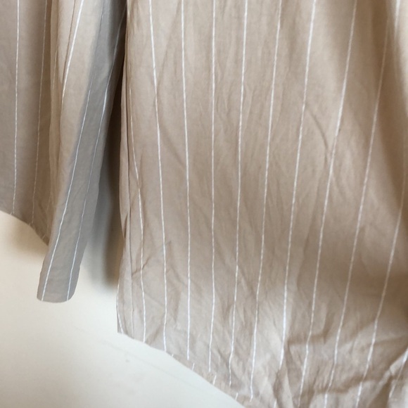 BEIGE Eci Wide Balloon Leg Pin. Elastic Waist M - Picture 5 of 6